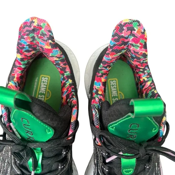 Under Armour Curry 9 Flow 'Count It' Sneakers Sesame Street Collection Mens 10