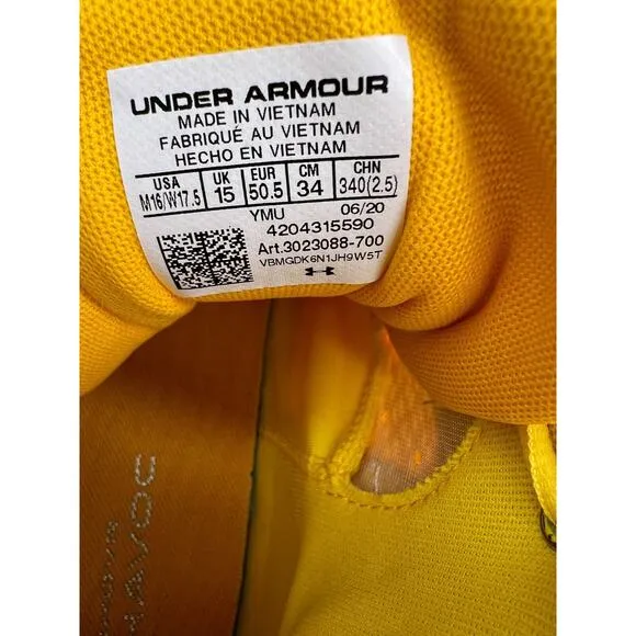Under Armour HOVR Havoc 3 Basketball Sneakers 3023088-700 Men's Size 16🛒