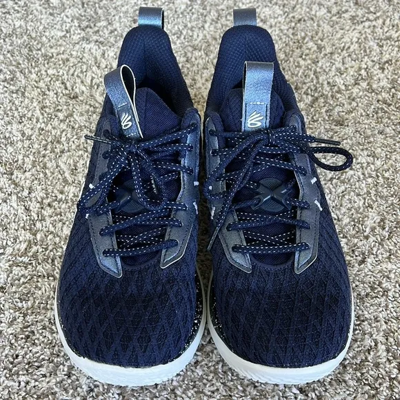 Under Armour Men's Curry Flow 10 Team Basketball Shoes Sneakers in Midnight Navy