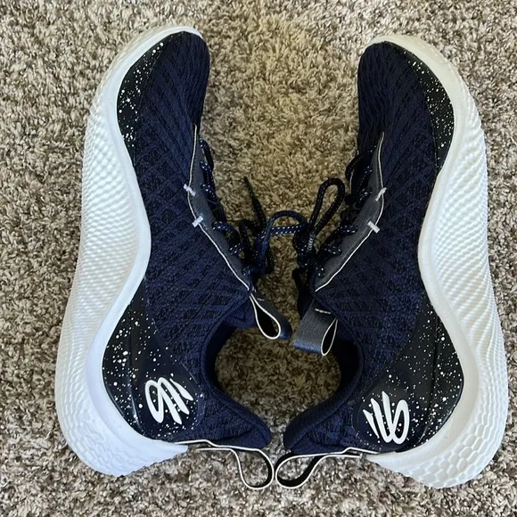 Under Armour Men's Curry Flow 10 Team Basketball Shoes Sneakers in Midnight Navy