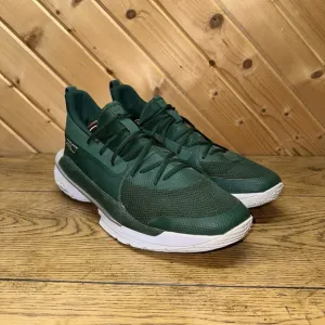 Under Armour Steph Curry 7 Team Forest Green Men's Size 15 Shoe Basketball