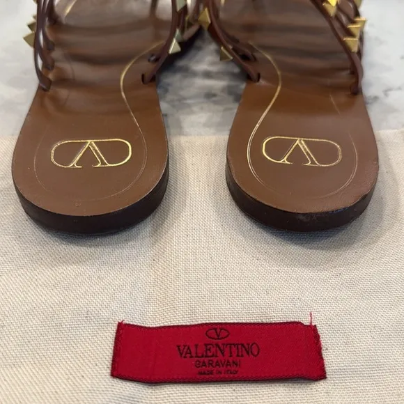 VALENTINO Rock Stud  Sandal- 38.5