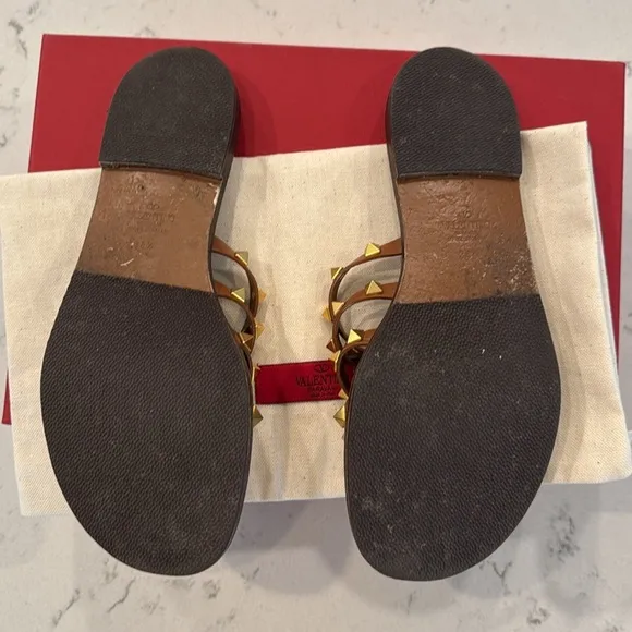 VALENTINO Rock Stud  Sandal- 38.5
