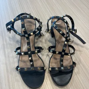 Valentino Rockstud 60mm Heeled Sandals Size 39