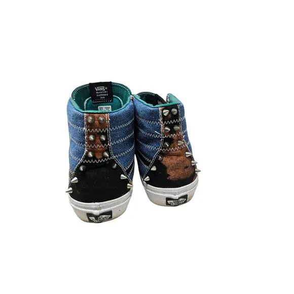 Vans 8 SK8-Hi Tartan Daze Sneakers Hi Top Punk Skater Studded Casual Emo