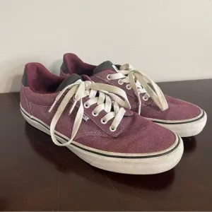 Vans Atwood Deluxe Sneakers Men’s Size 10 Port Royal Burgundy/ White Skater Low