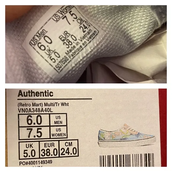Vans Authentic Retro Mart Classic Sneakers