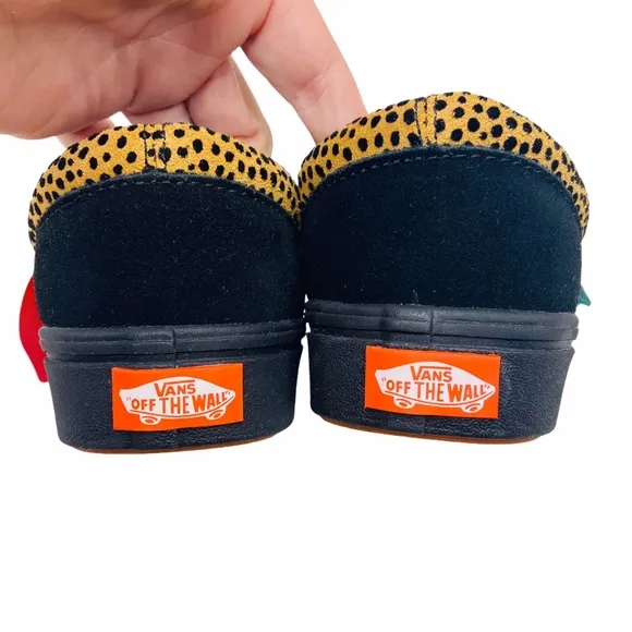 Vans Comfy Cush Era Tiny Cheetah Sneakers Black