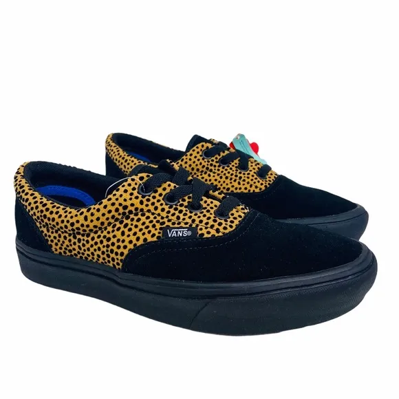Vans Comfy Cush Era Tiny Cheetah Sneakers Black