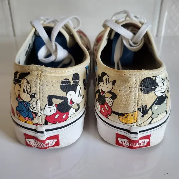 Vans Disney 8 Mickey Mouse 90th Birthday Unisex Artsy Punk Skater Sneakers