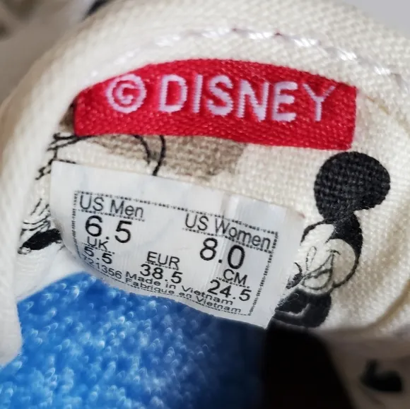 Vans Disney 8 Mickey Mouse 90th Birthday Unisex Artsy Punk Skater Sneakers