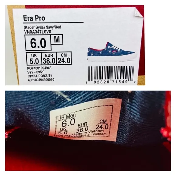 Vans Era Pro Kader Sylla Skateboard Sneakers