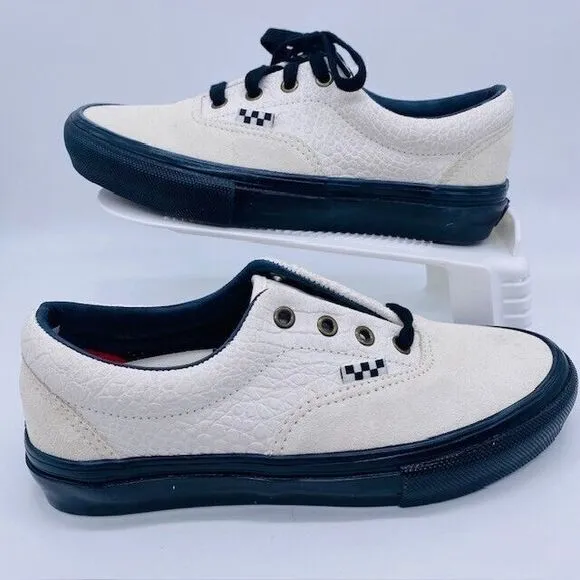 Vans Era Skate‎ Breana Geering Marshmallow Black Skate Shoes Men's 4 Women's 5.5