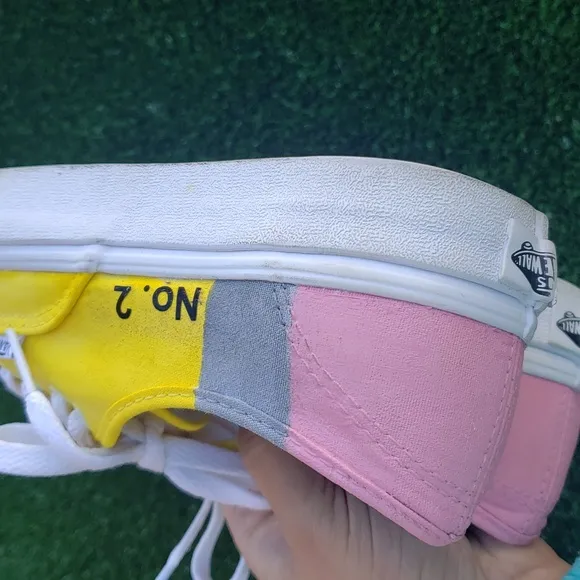 Vans Era Womens Pencil No. 2 Lace Up Sneakers Size 6.5 Skater Streetwear Custom