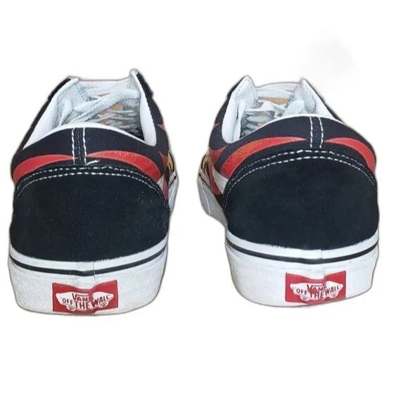 VANS FLAME Old Skool Sneakers Shoes Mens Size 10.5