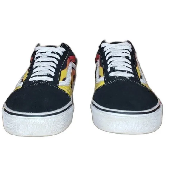 VANS FLAME Old Skool Sneakers Shoes Mens Size 10.5