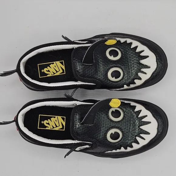 Vans K Classic Slip-ON Anglerfish KIDS &quot; The Monster&quot; Shoes Size 1