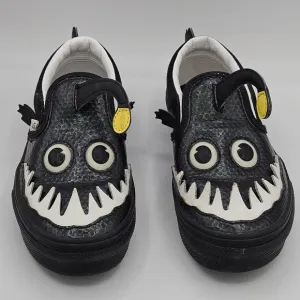 Vans K Classic Slip-ON Anglerfish KIDS &quot; The Monster&quot; Shoes Size 1