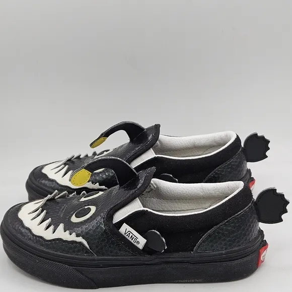 Vans K Classic Slip-ON Anglerfish KIDS &quot; The Monster&quot; Shoes Size 1