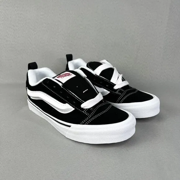 Vans Knu Skool Sneakers Black / White Shoes Unisex Off The Wall Sz M5.5/W7