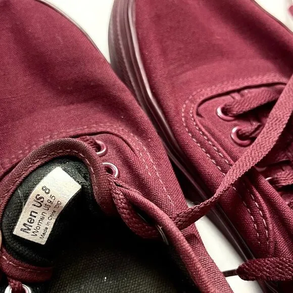 Vans Maroon Sneakers