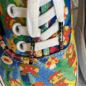 Vans Nintendo Super Mario Brothers Authentic Sneakers Skater Unisex Sz M-8 W-9.5