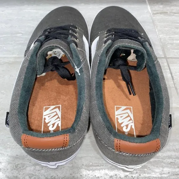 Vans Off The Wall 721356 Men's Old Skool Skater Shoes Sneakers Gray Size 13