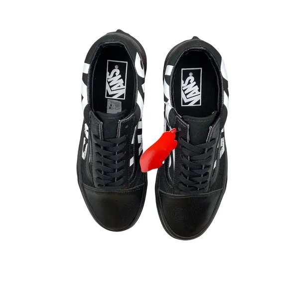 Vans Old Skool Big Logo Skate Shoes Black