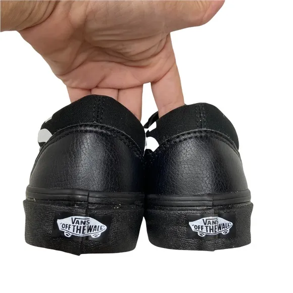 Vans Old Skool Big Logo Skate Shoes Black