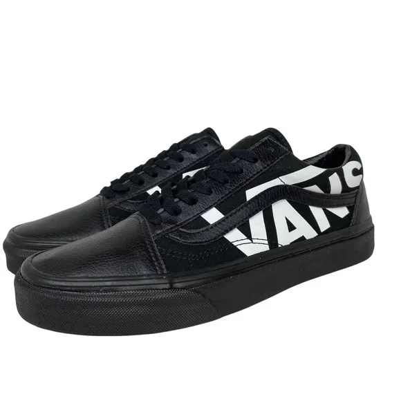 Vans Old Skool Big Logo Skate Shoes Black