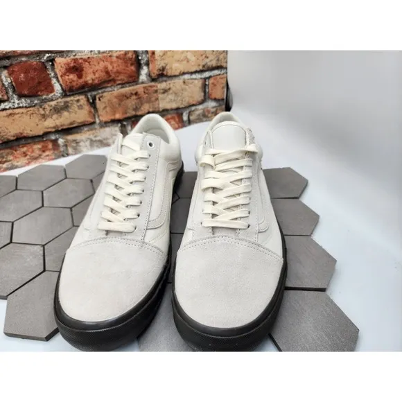 Vans Old Skool BMX Marshmallow Cream Sail gum leather Pop cush Men Sz 11.5