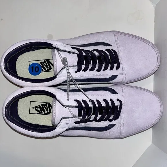 Vans Old Skool Stackform Shoes Sneakers Mens 10 Lavender Purple Suede Skater