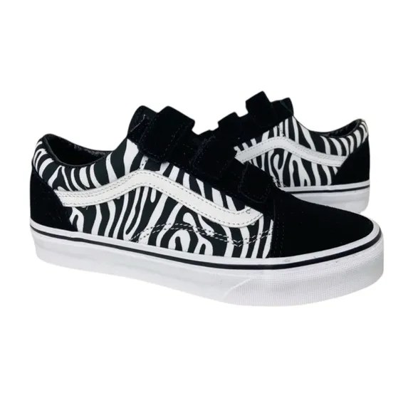 Vans Old Skool Zebra Print Sneakers Black