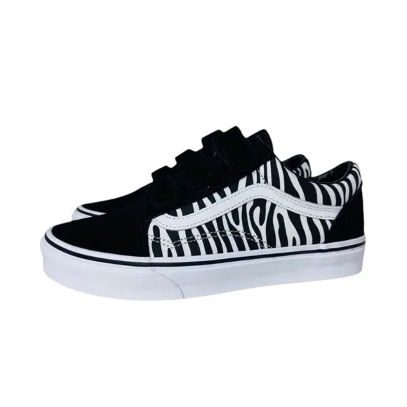 Vans Old Skool Zebra Print Sneakers Black