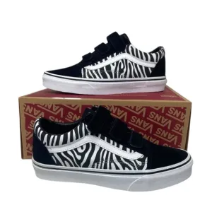 Vans Old Skool Zebra Print Sneakers Black