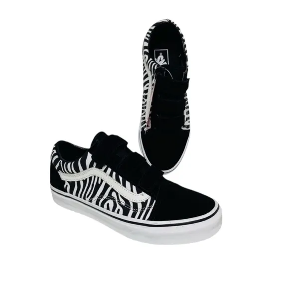 Vans Old Skool Zebra Print Sneakers Black