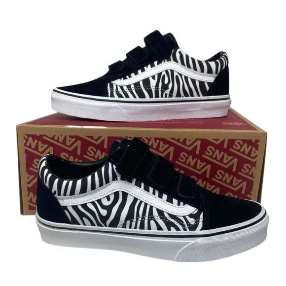 Vans Old Skool Zebra Print Sneakers Black