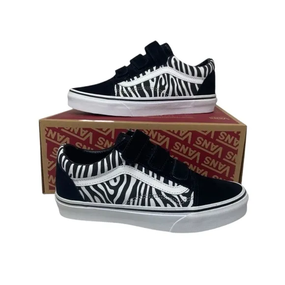 Vans Old Skool Zebra Print Sneakers Black