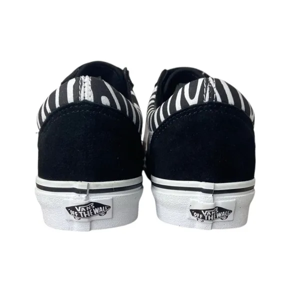 Vans Old Skool Zebra Print Sneakers Black