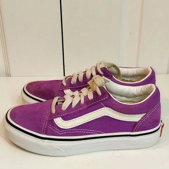 Vans Old Skool Purple Suede Skater Sneakers 13.5