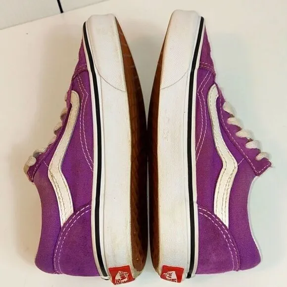 Vans Old Skool Purple Suede Skater Sneakers 13.5