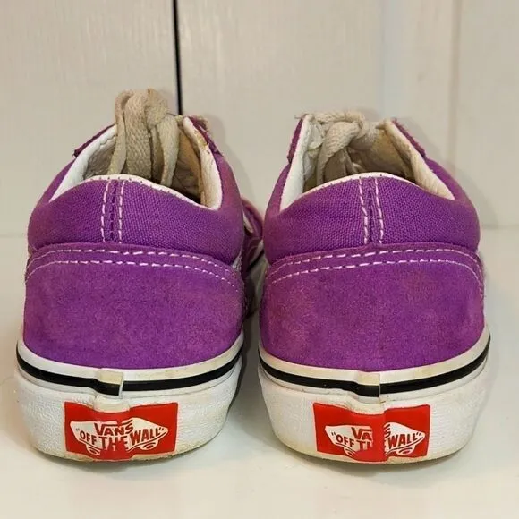 Vans Old Skool Purple Suede Skater Sneakers 13.5