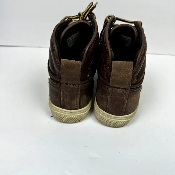 Vans OTW Collection High Top Leather SKATER Brown Shoes Sneakers Men 6.5