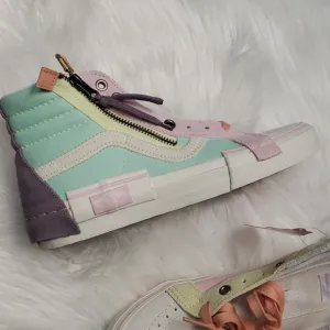 Vans Pastel sk-8 hi reissue pink yellow purple vans