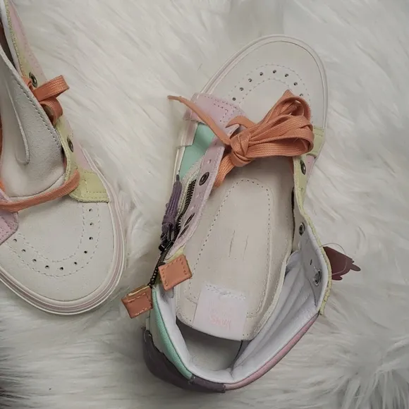 Vans Pastel sk-8 hi reissue pink yellow purple vans