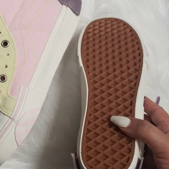 Vans Pastel sk-8 hi reissue pink yellow purple vans