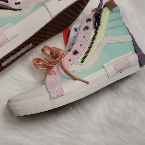 Vans Pastel sk-8 hi reissue pink yellow purple vans