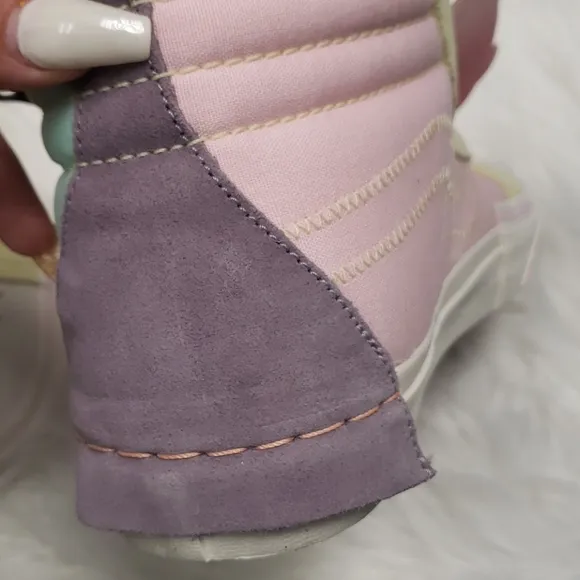 Vans Pastel sk-8 hi reissue pink yellow purple vans