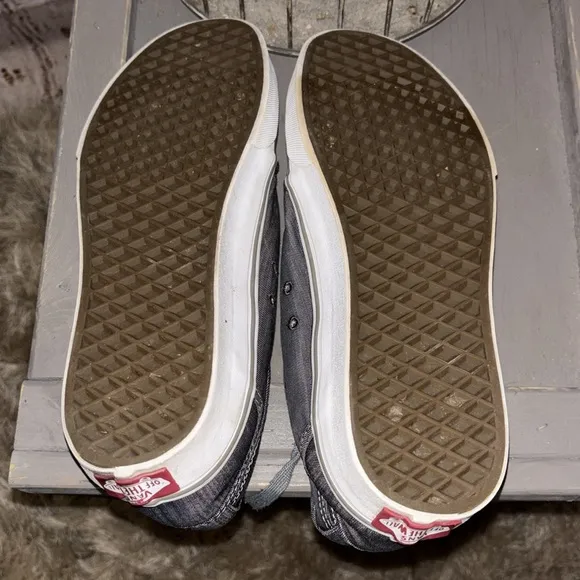 Vans Pro Chukka Low Skate Shoe 9.5 GreyDenim UltraCush HD Insole white Outsole