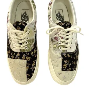 Vans Shoes Satin Patchwork Skater Sneakers W9